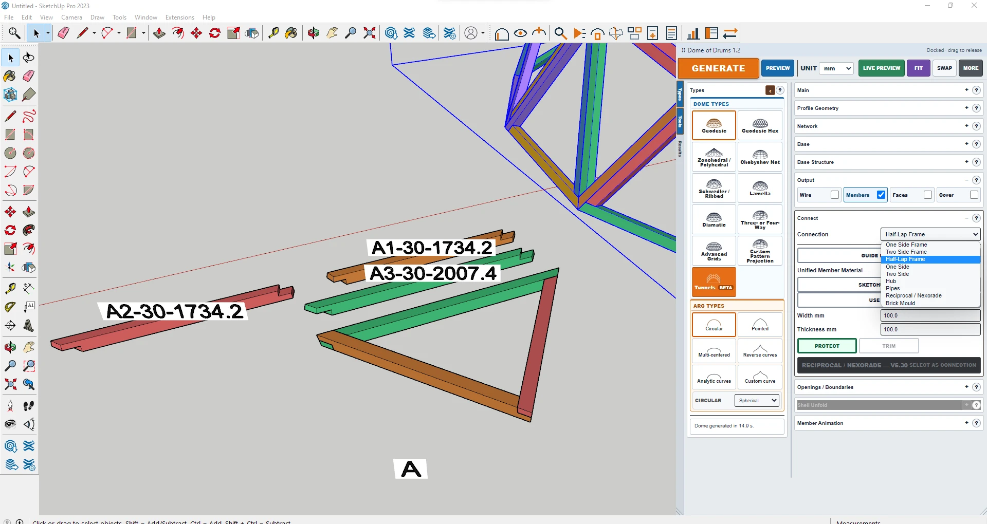 Physical fabrication geometry